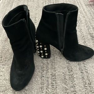 Steve Madden studded black heels